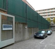 L'ingresso al parcheggio